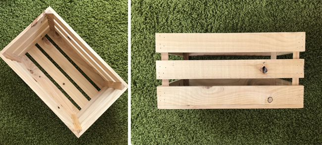 caja de madera de ikea